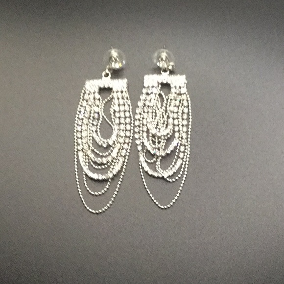 Opera Rhinestone Earrings - Picture 2 of 3